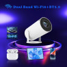 Portable mini format LCD projector 4K projector with Android system can be easily taken anywhere