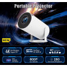 Portable HY300Pro 4K LCD Smart projector with Android system can be easily taken anywhere