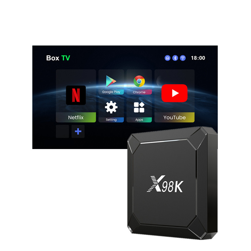 TV Box X98K 2GB/16GB Android 13 Smart TVBox Wifi Media Player für IPTV Streaming